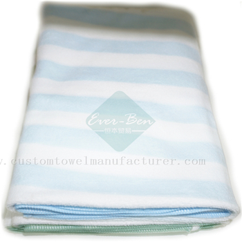 China Bulk Custom microfiber organic hand towels Producer Bulk Luxury Strip Cleaning Towels Factory Fast Dry Car Cleaning Towels Manufacturer